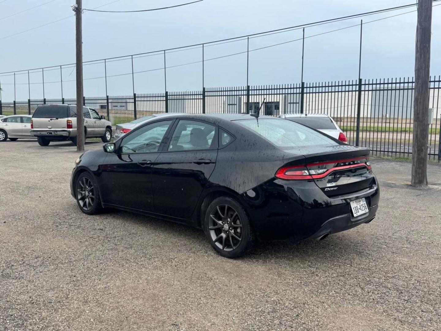 2015 BLACK DODGE DART SXT (1C3CDFBB8FD) with an 2.4L engine, 6-Speed Manual transmission, located at 1507 S Hwy 67, Cedar Hill, TX, 75104, (972) 293-1833, 32.556370, -96.973297 - Photo#3