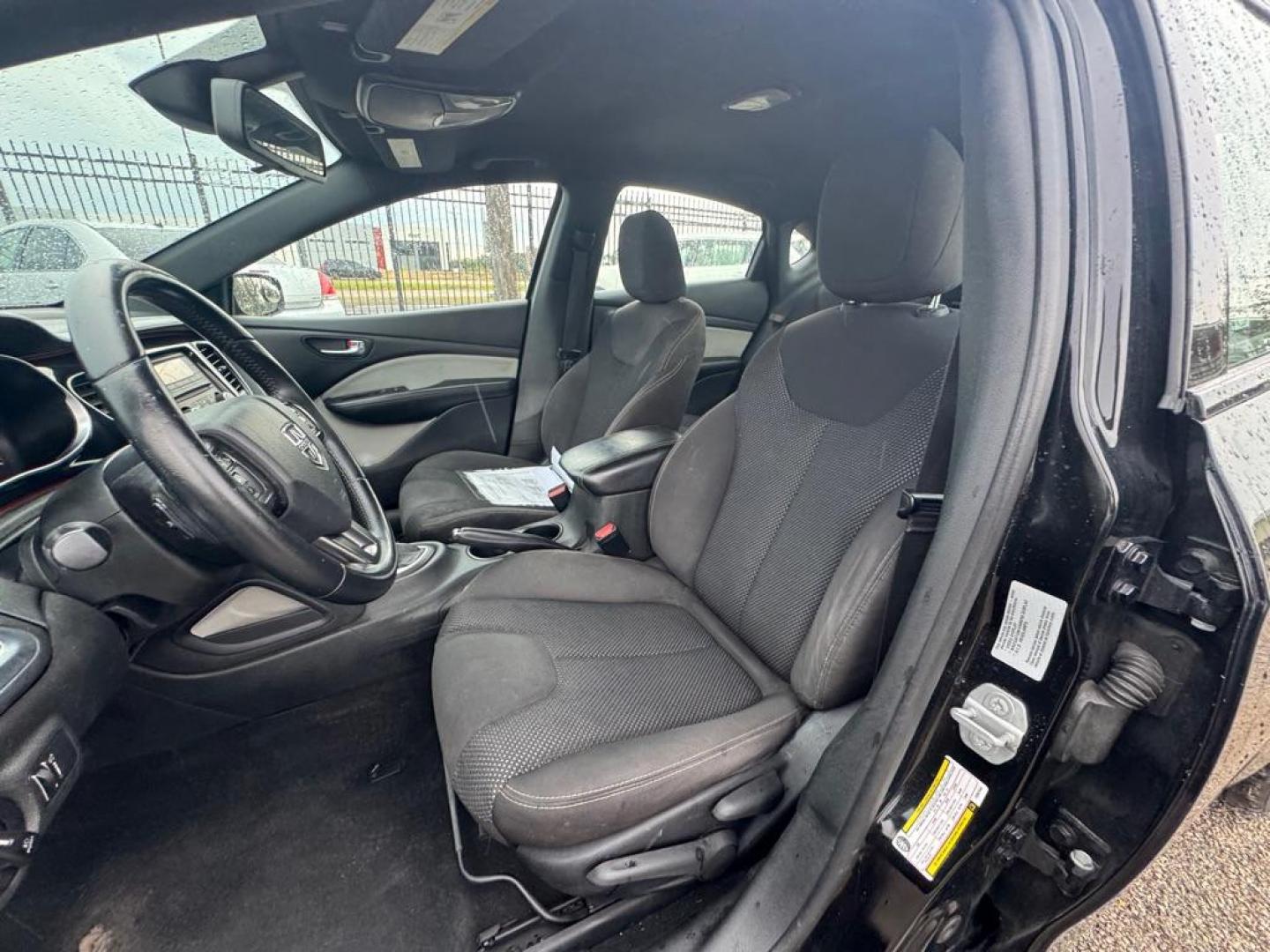 2015 BLACK DODGE DART SXT (1C3CDFBB8FD) with an 2.4L engine, 6-Speed Manual transmission, located at 1507 S Hwy 67, Cedar Hill, TX, 75104, (972) 293-1833, 32.556370, -96.973297 - Photo#5