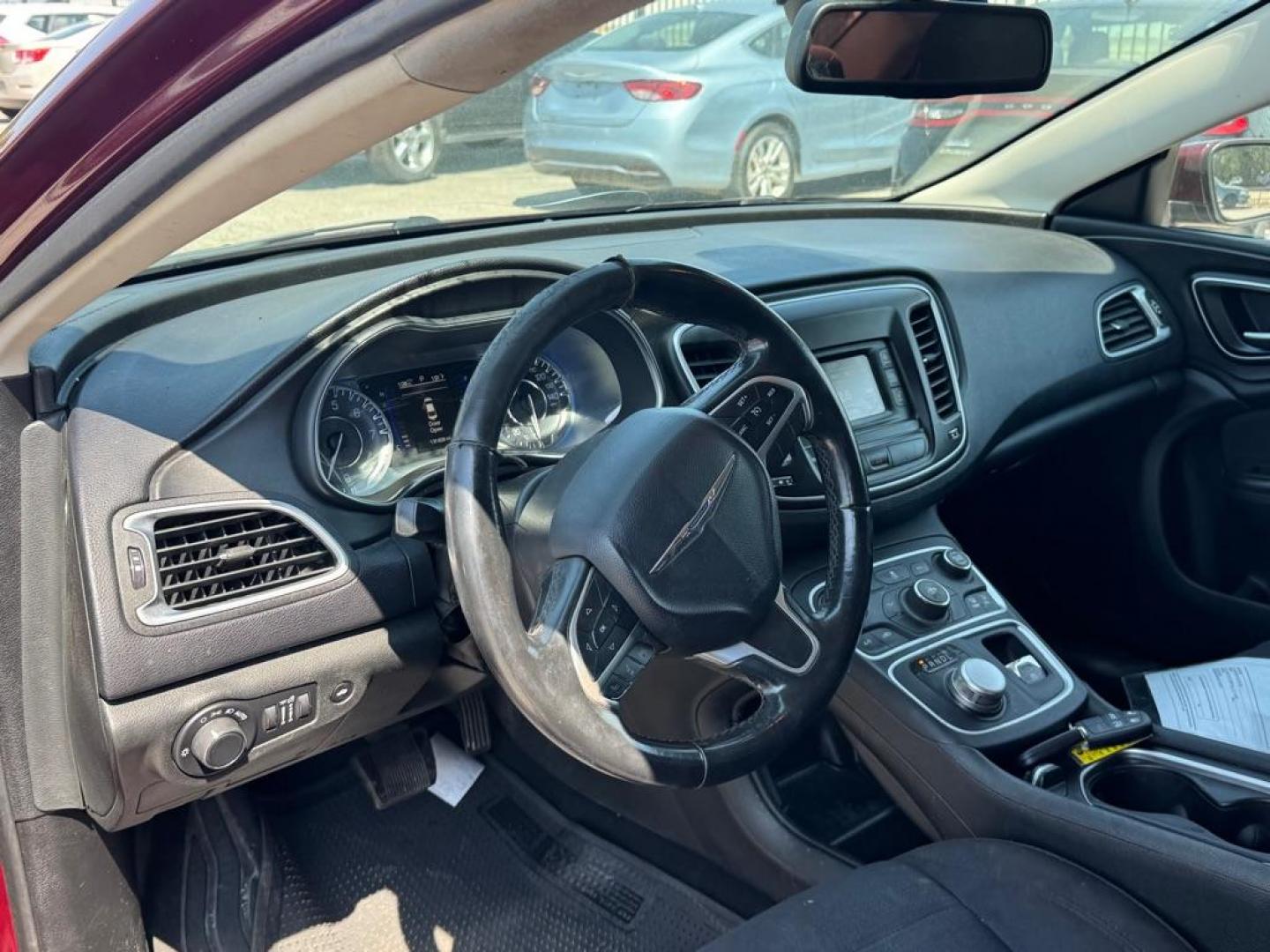 2015 MAROON CHRYSLER 200 LIMITED (1C3CCCAB4FN) with an 2.4L engine, Automatic transmission, located at 1507 S Hwy 67, Cedar Hill, TX, 75104, (972) 293-1833, 32.556370, -96.973297 - Photo#4