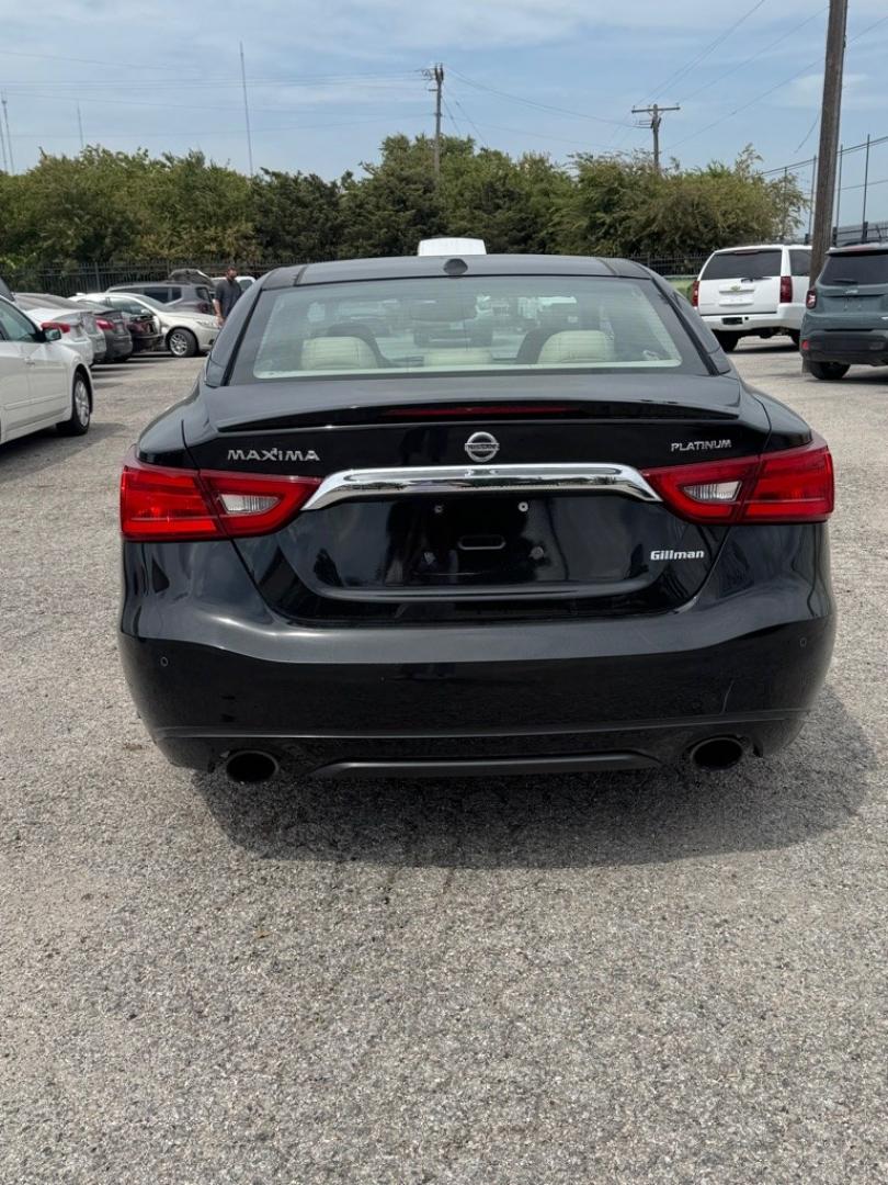 2017 BLACK NISSAN MAXIMA 3.5S (1N4AA6AP1HC) with an 3.5L engine, Continuously Variable transmission, located at 1507 S Hwy 67, Cedar Hill, TX, 75104, (972) 293-1833, 32.556370, -96.973297- Photo#3