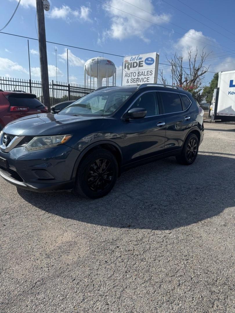 2016 BLUE NISSAN ROGUE S (5N1AT2MNXGC) with an 2.5L engine, Continuously Variable transmission, located at 1507 S Hwy 67, Cedar Hill, TX, 75104, (972) 293-1833, 32.556370, -96.973297- Photo#0