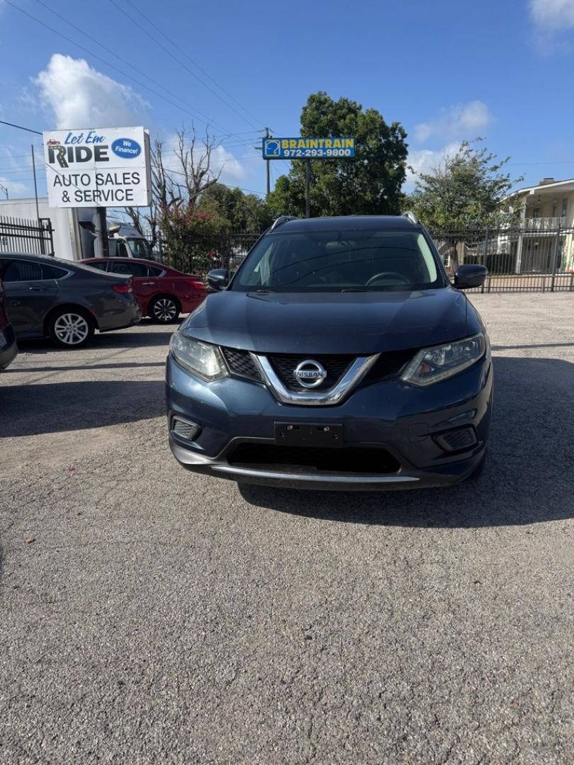 2016 BLUE NISSAN ROGUE S (5N1AT2MNXGC) with an 2.5L engine, Continuously Variable transmission, located at 1507 S Hwy 67, Cedar Hill, TX, 75104, (972) 293-1833, 32.556370, -96.973297- Photo#1